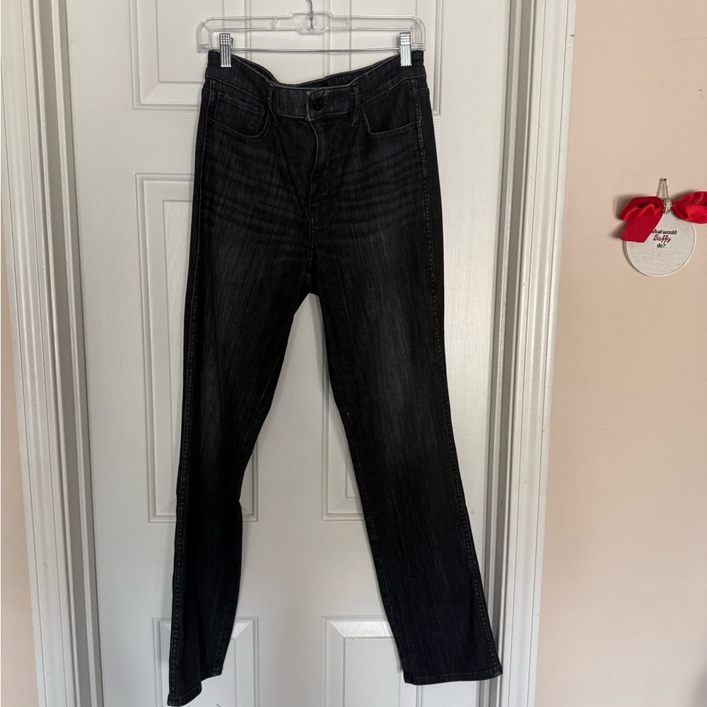 White House Black Market Black High-Rise Jeans